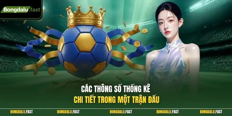 Các thông số thống kê chi tiết trong một trận đấu