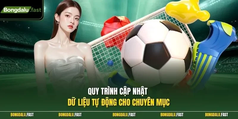 Quy trình cập nhật dữ liệu tự động cho chuyên mục 