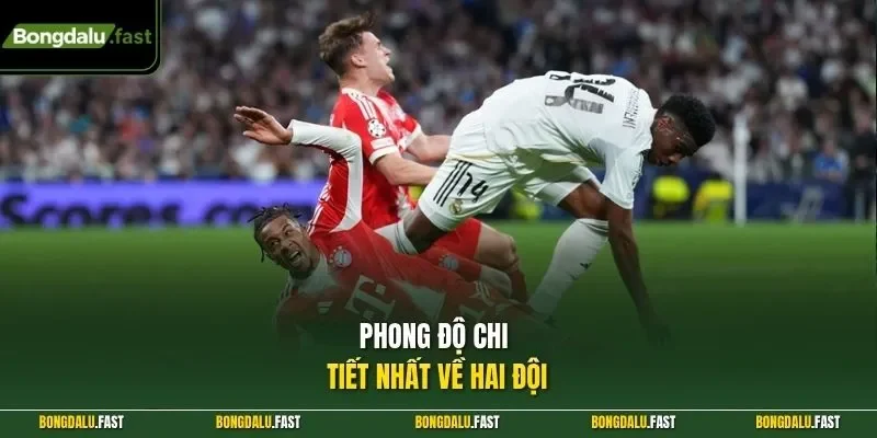 Phong độ chi tiết nhất về hai đội
